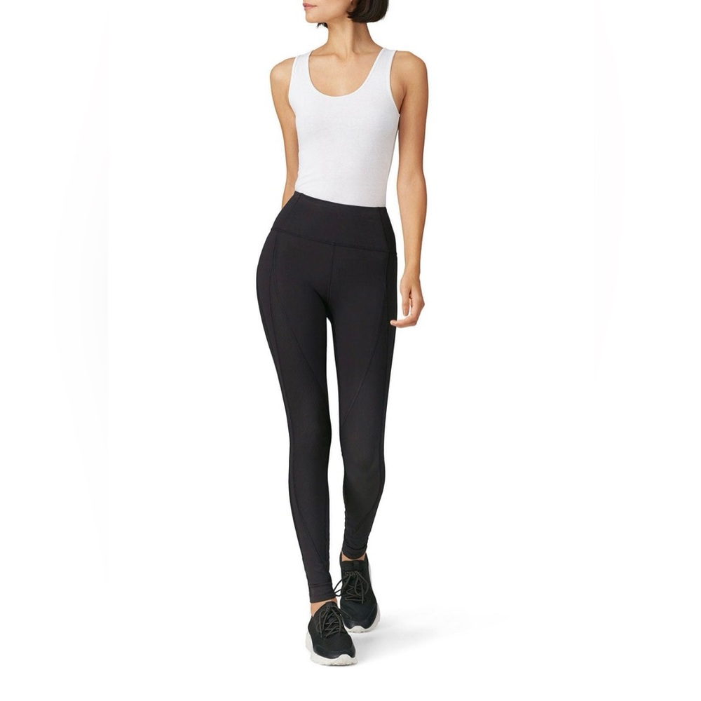 Lululemon Black Stitched Leggings, size 8